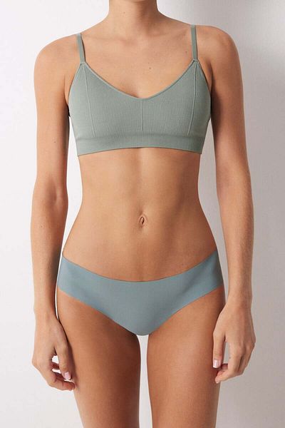 Women'secret Green clean cut microfibre Classic briefs