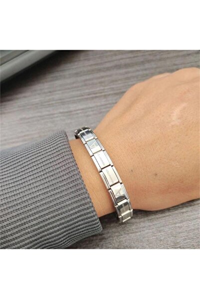 Karakedi Italian Charm Steel Bracelet