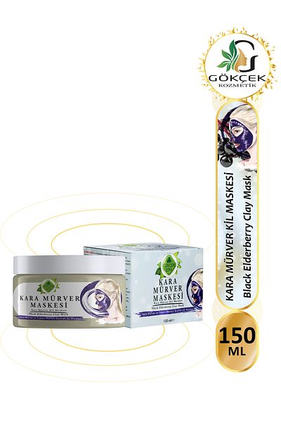 Gökçek Şifa Black Elderberry Clay Mask 150 Ml