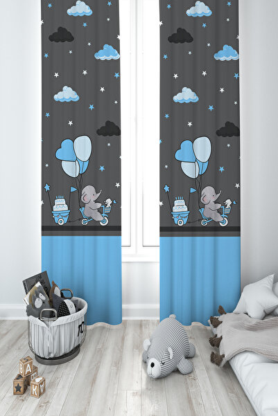 BAMBAŞKA MODA Зелений фон з повітряними кульками та велосипедом із малюнком с...