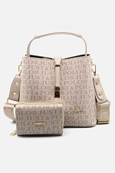 Just Polo Original Original Women's 4-Compartment Hand and Shoulder Bag