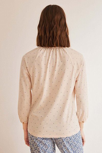 Women'secret Printed 100% cotton long-sleeved T-shirt