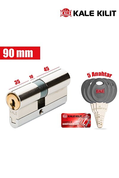 Kale Kilit Kale Tüpten Şifreli Silindir 90mm (35-10-45) Nikel