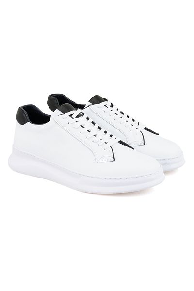 Desa Ανδρικά δερμάτινα casual παπούτσια Reese White