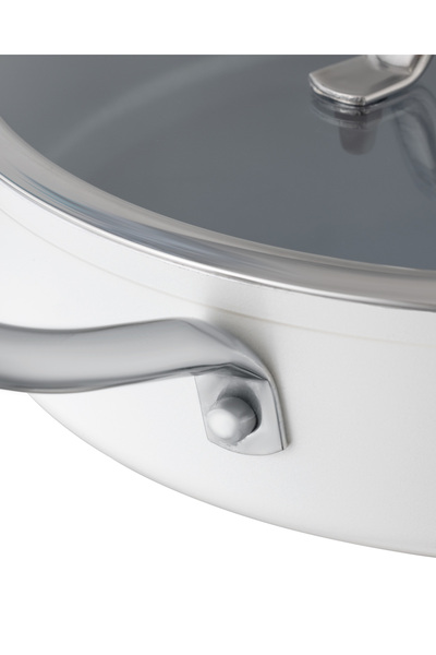 Madame Coco Nano Ceramic 4-Piece Sauce Set - White/Anthracite - 18-22 cm