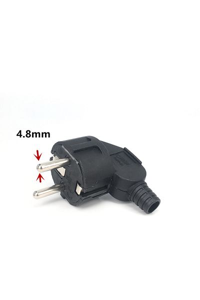 Choice black Bolantedz EU Plug Adapter 16A Male Replacement Outlet Rewireable Schuko Electeic Socket Euro C