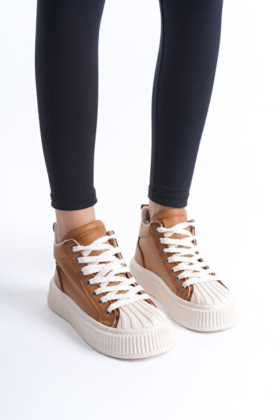 Limeo Δερμάτινες εποχικές γυναικείες μπότες με κορδόνια, κοντές μπότες