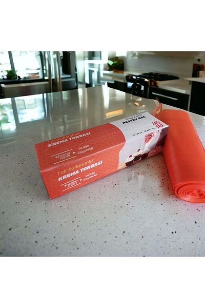 BENS Cream Squeeze Bag |   Heat Resistant |   Red 51 cm 50 Pieces