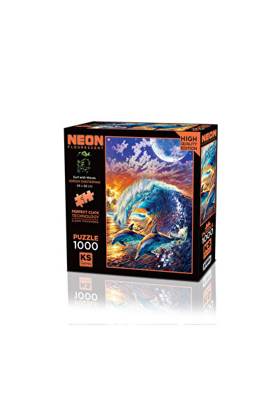 Ks Games Surf With Waves 1000 Parça Puzzle