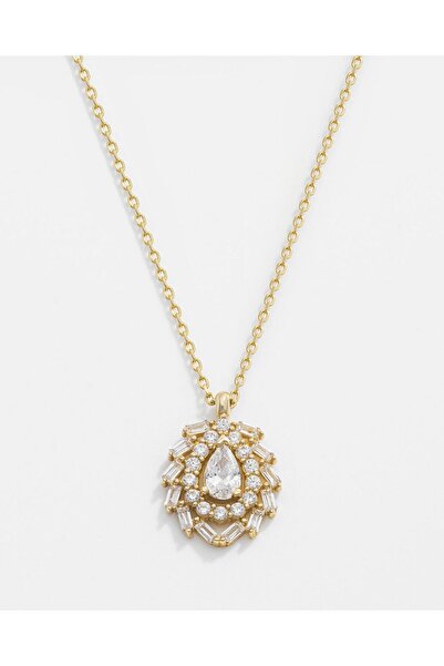 MEKS JEWELS 14 Ayar Altın Damla Kolye