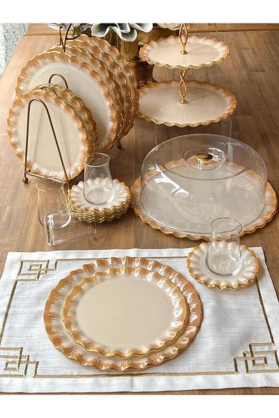ROSSEV Latte 28 Pieces Tea Time