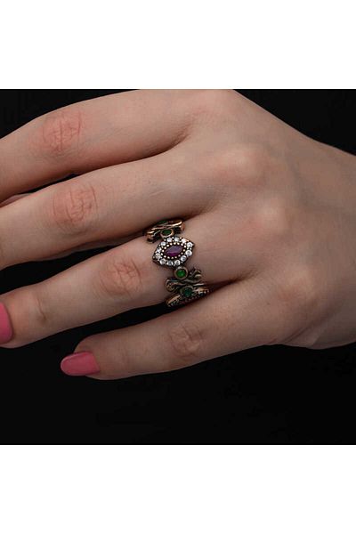 Skygo Authentic Shuttle Women's Ring - Silver Adjustable