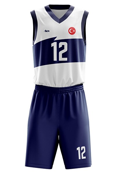 ACR Giyim Tekstil Forma Baskı Basketbol Forması Fırça Model Kişiye Özel Baske...