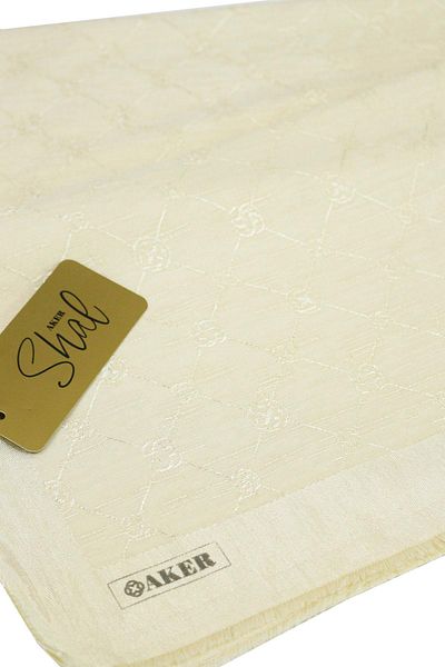 Aker Σάλι με σχέδιο Koza - BF1050900-914 - Κρέμα