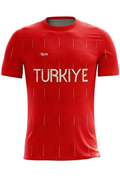 ACR Giyim Tekstil Forma Baskı Olimpiyat Futbol Forması Tek Üst - Kişiye Özel Isim Ve Numara Yazılabilir, Dijital Baskı Tasarım
