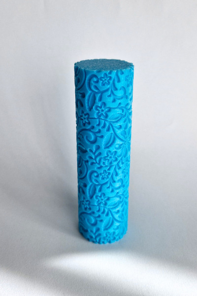 ihtiyacal Çiçek Desenli Polimer Kil Desen Oklavası, Hamur Şekillendirici Merd...