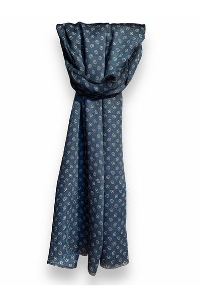 CROATE Wool Silk Printed Scarf