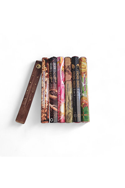 Hedea Coffee, Rose, Kamasutra, Money, Feng Shui, Luck Hediyeli 6x20 Tütsü