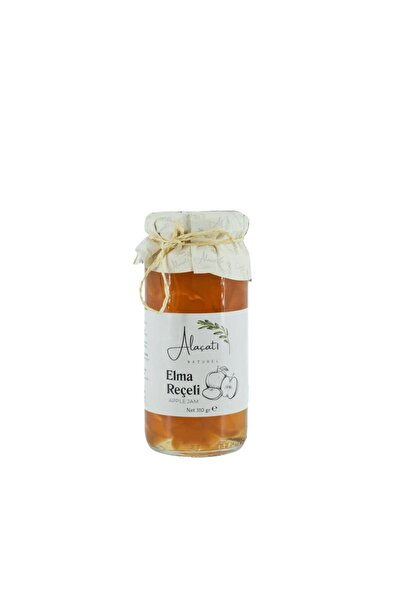 Alaçatı Naturel Elma Reçeli Doğal Meyveli Katkısız Reçel 310 g e
