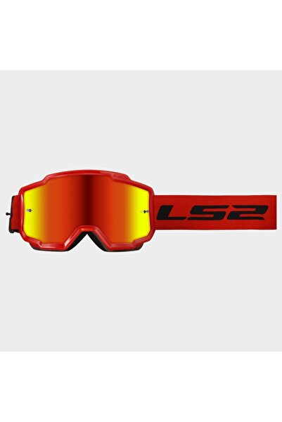 LS2 MOTOKROS GÖZLÜK CHARGER GOGGLES İRİDYUM CAMLI NEON TURUNCU