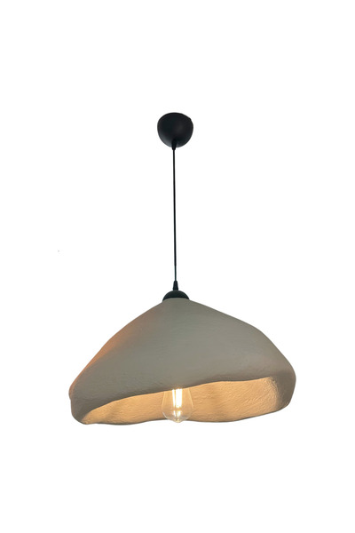 Lunalore Royel Serisi Avize - 50 Cm - Gri