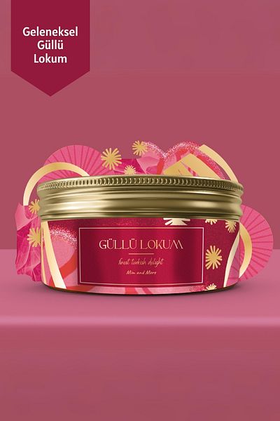 Mim and More Rose Turkish Delight - Turkish Delight with Roses, 200 g