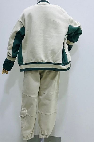 Çikoby Boy's Children's College Coat Pants 3-Piece Set