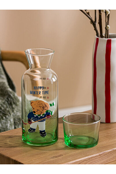 LC Waikiki LCW HOME Yeşil Ayı Teddy Baskılı Baş Ucu Sürahisi 700 Ml