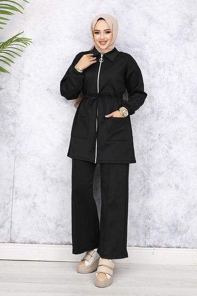 benguen Black Scuba Double Set - 4565