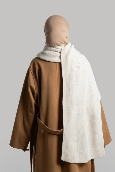 Lemaye Απλό πλεκτό κασκόλ – Κόκκινο