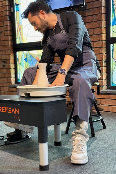 Ref-San Șorț de atelier purtabil Refsan de culoare antracit