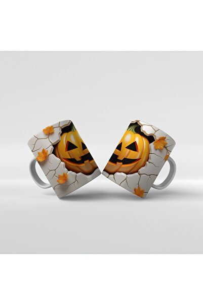 Rengineshop اليقطين العسلي الأصفر - كوب مطبوع، الهالوين