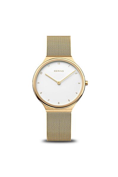 Bering 18434-334 Golden Yellow Steel Women's Watch