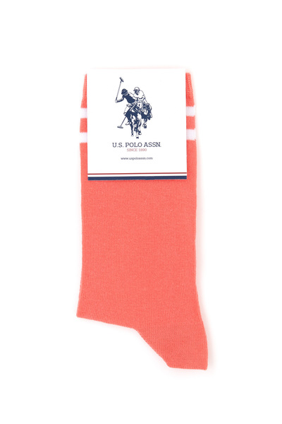 U.S. Polo Assn. Kadın Somon Nil 2'li Soket Çorap 50298999-VR047