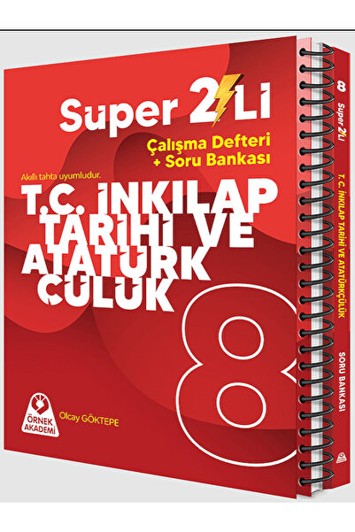 Örnek Akademi Yayınları 8.Sınıf Örnek Akademi İnkılap Tarihi Süper İkili / 2 ...