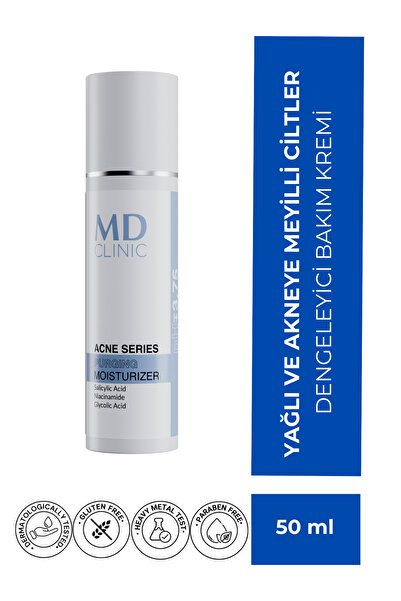 Md Clinic Yağlı ve Karma Ciltlere Yönelik Sebum Dengeleyici Nemlendirici Krem