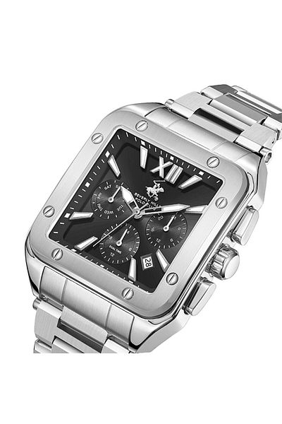 Beverly Hills Polo Club Beverly Hills Polo Club Men's Multi Function Black Dial Watch - BP3685X.350