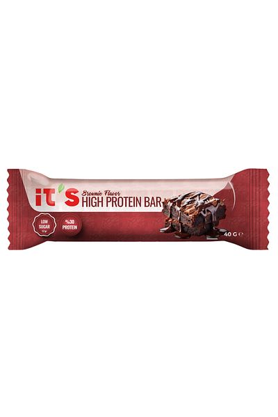 it's High Protein Bar - Brownie Flavored - 40g X 12 Pieces