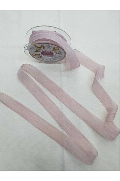 Nikah Şekeri Market 20 Meters Linen Ribbon Nopeli Decoration - 2.5 Cm, Gift Promise Engagement Wedding Favors