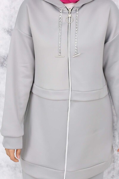 benguen Gray Scuba Set - Chain Detail 4566