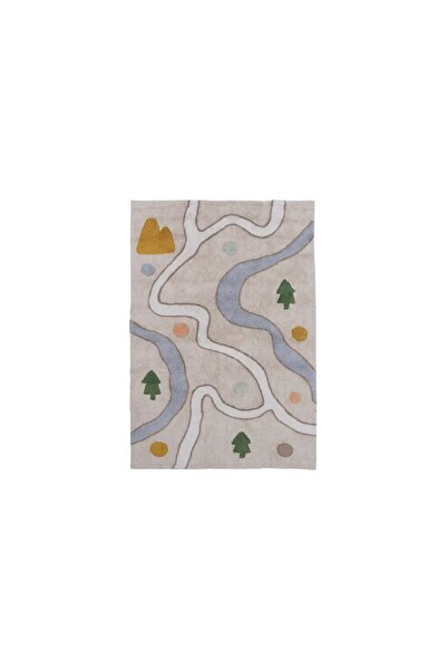 Almila Furry Map Halı (120x180 cm)
