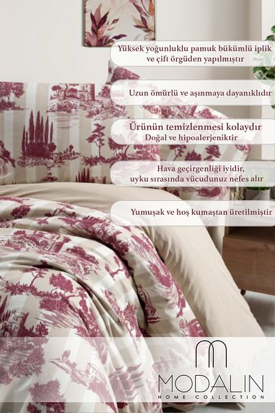 MODALİN Helena Single Duvet Cover Set