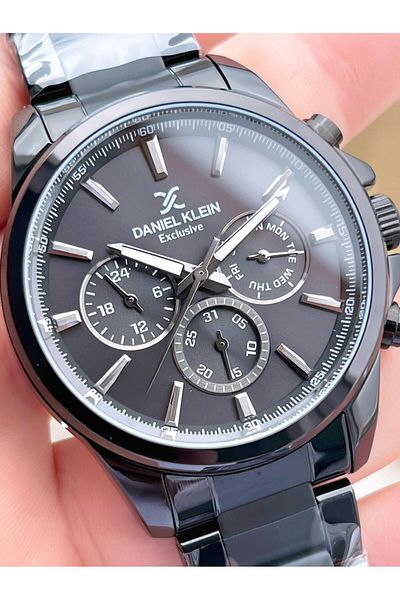 Daniel Klein Men Wrist Watch with Inner Functions Active 30 Mt Water Resistant Fdk.10587F6