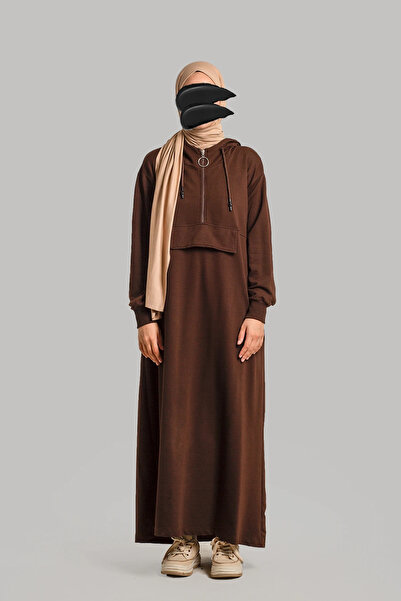 Lemaye Φούτερ με κουκούλα – Πικρό καφέ