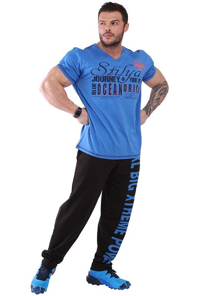 Big Sam Men's Cotton V-Neck T-Shirt - Stilya 2904