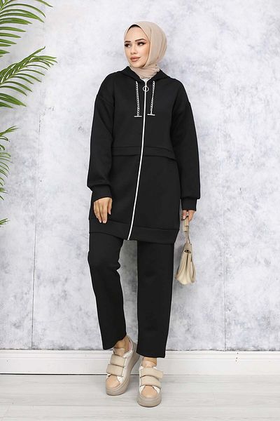 benguen Black Scuba Set - Chain Detail 4566