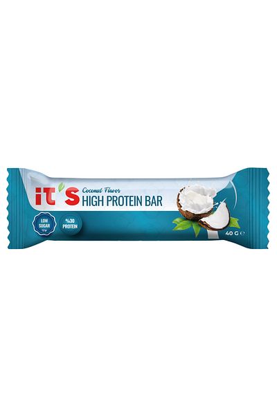 it's High Protein Bar - Coconut Flavored - 40g X 12 Pieces