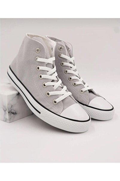 homiro Унісекс сірі довгі лляні черевики - на шнурівці