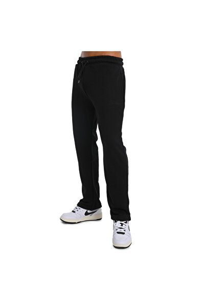 Sportive Valencia Erkek Siyah Günlük Stil Eşofman Altı 24KE009-SYH