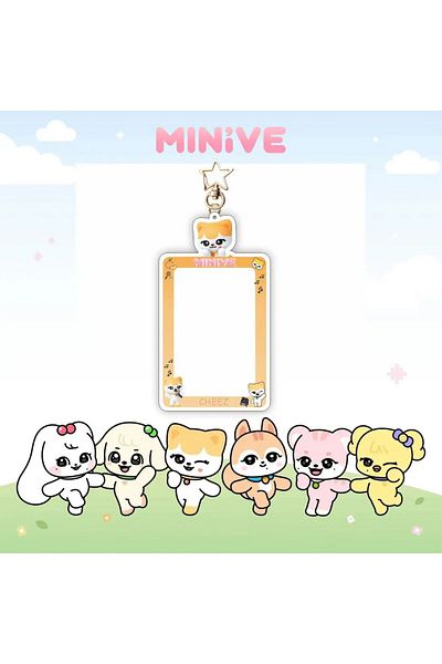 Kpop Dünyasi Ive Minive "Liz" Hard Cover Card Holder/Keychain